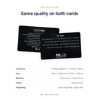 Prayer card 2-pack specifications
