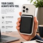 ML Necessities Magnetic Phone Wallet with Kickstand