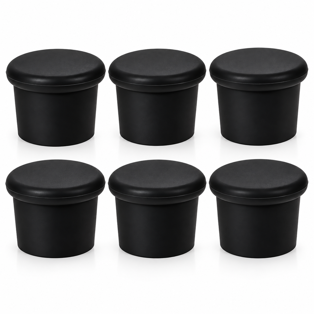 ML Necessities Silicone Wine Bottle Stoppers (6-Pack)