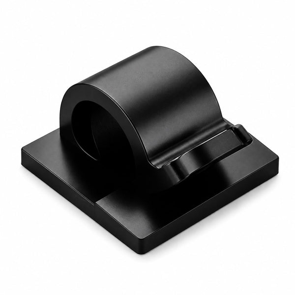 ML Necessities Self Adhesive Cable Clips Cord Organizer, Black